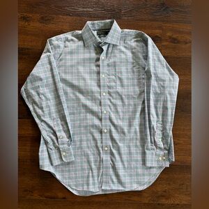 Ralph Lauren Button Down Shirt Mens 17 34/35 Classic Fit Long Sleeve
